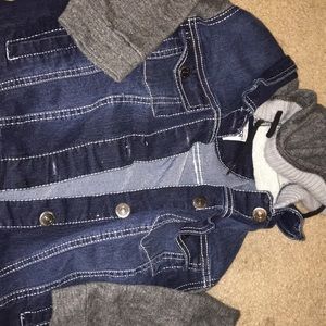 dark jean jacket